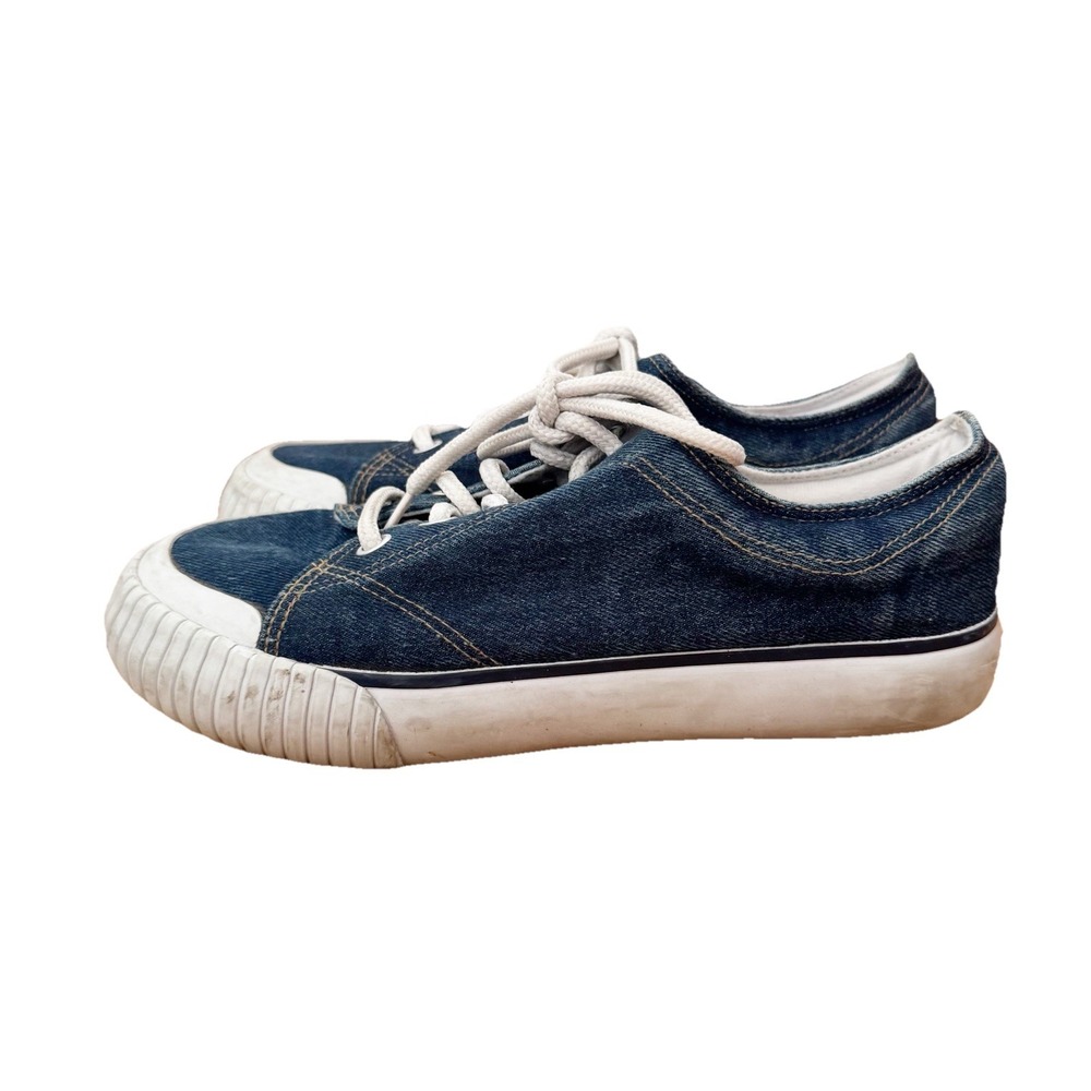 City Sneaks Platform Chunky Sneaker Shoes Light Denim Blue Women's Size 8